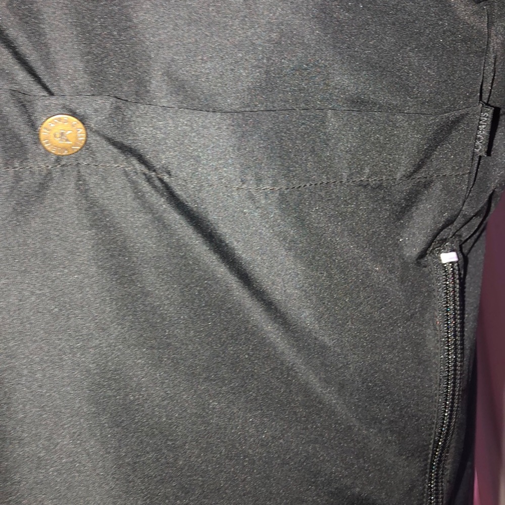 Calvin Klein black windbreaker, NWOT. Size large - Picture 4 of 7